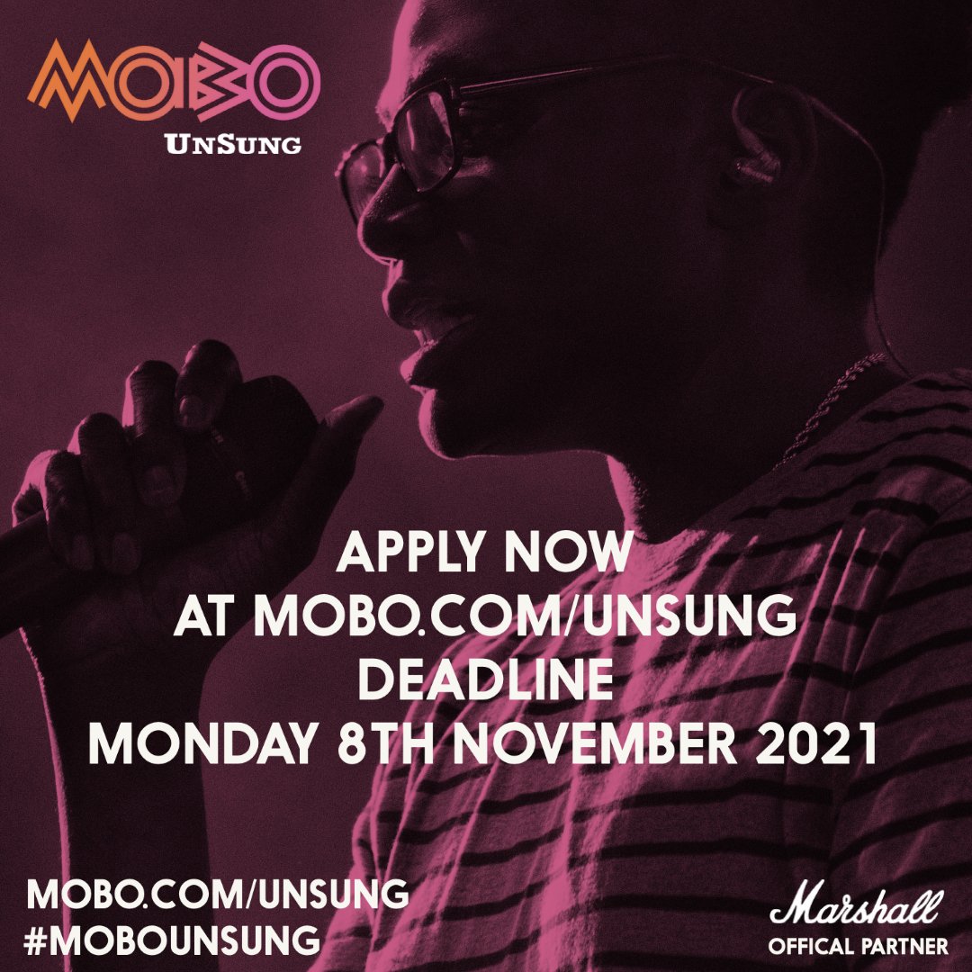 Closing soon! MOBO UnSung competition returns to find UK's hottest original talent